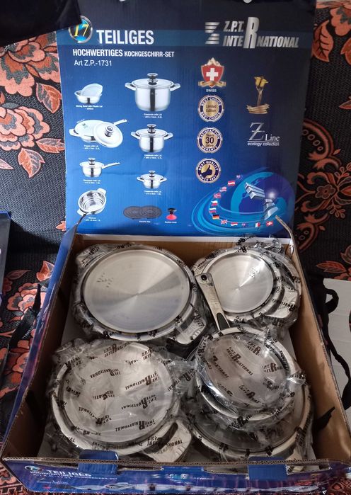Vând set de vase Zepter (Z.P.T.) absolut nou din inox