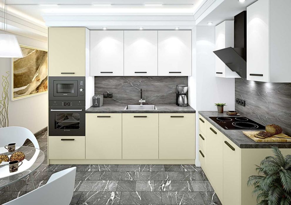 Кухня Мат 242/142 -модулна.Експресна доставка в страната.Цветове,разм.