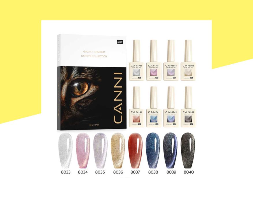 Професионален хипоалергенен гел лак котешко око CANNI – 9 мл.