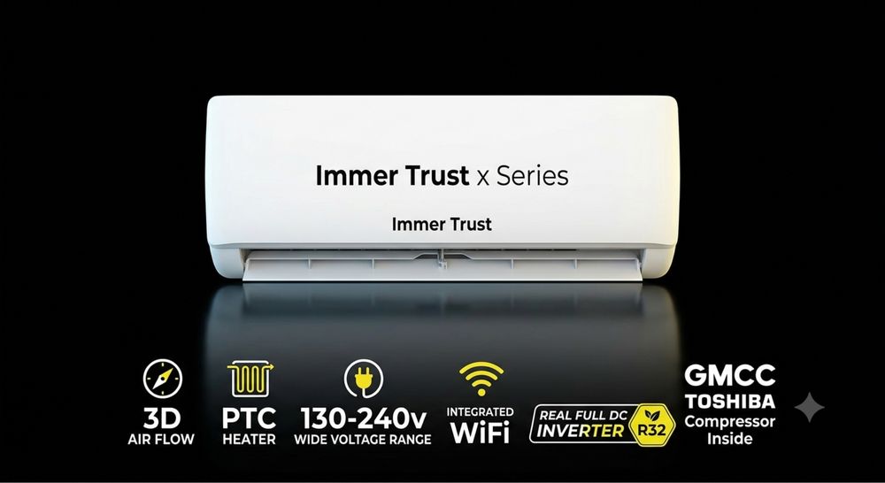 Кондиционер IMMER GMCC/PTC HEATER/r32/A++