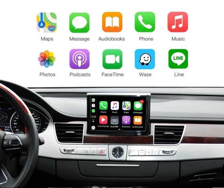 Безжичен Apple Carplay /Android Auto за Audi A8 D4 2011-
