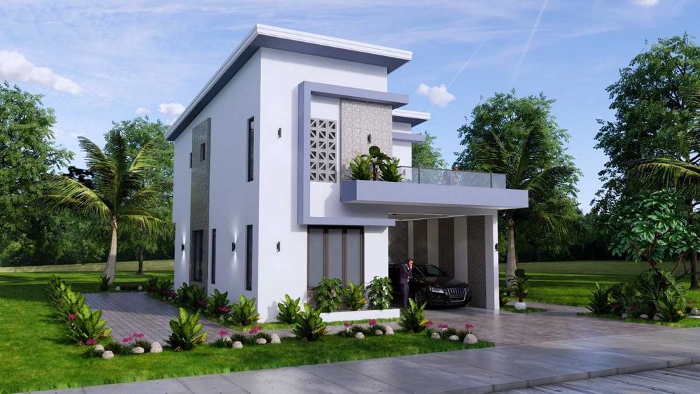 НА ИЗПЛАЩАНЕ - Двуетажна сглобяема къща с 3 спални, 160 кв. м