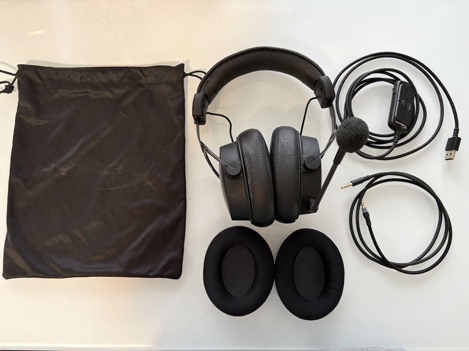 Casti gaming HyperX Cloud Alpha S, USB/jack 3,5mm, surround 7.1 virtual, drivere 50mm Dual Chamber, bass 3 niveluri