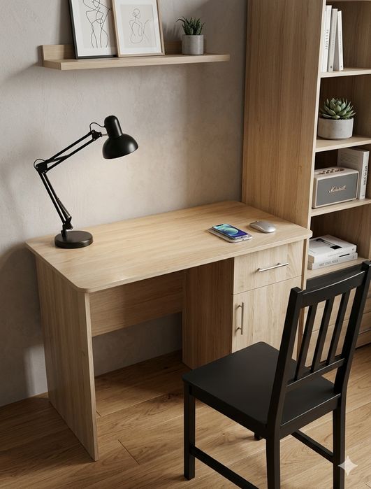 Продам удобный письменный/компьютерный стол со стеллажом