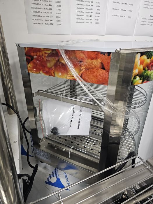 Топла витрина два размера Професионална електрическа цена от 300 лв