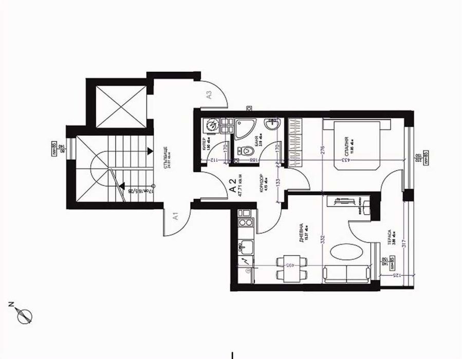 Продава се Двустаен апартамент в Пловдив, Съдийски - 57 кв.м за 1679 €/кв.м - Снимка #7