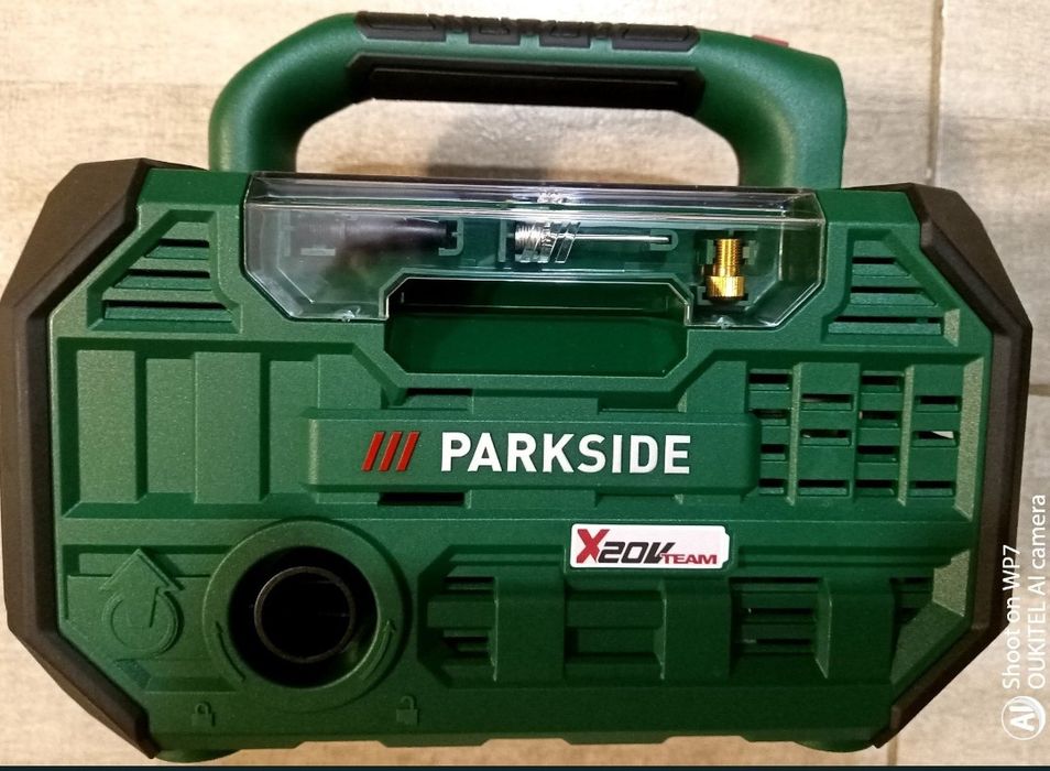 Parkside compresor 20V 3in1 digital pompa aer umflat baterie lanterna
