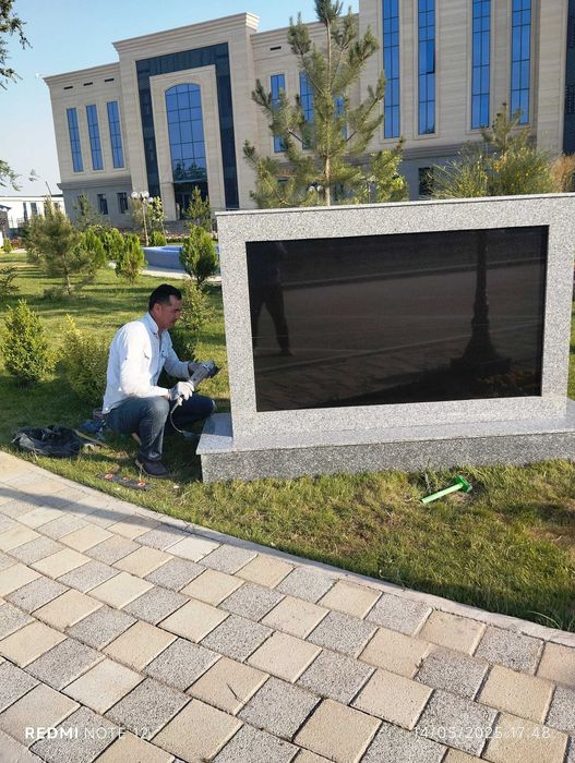 Вывески ТАБЛИЧКИ указатели фасад реклама в Ташкенте камень, металл УЗБ