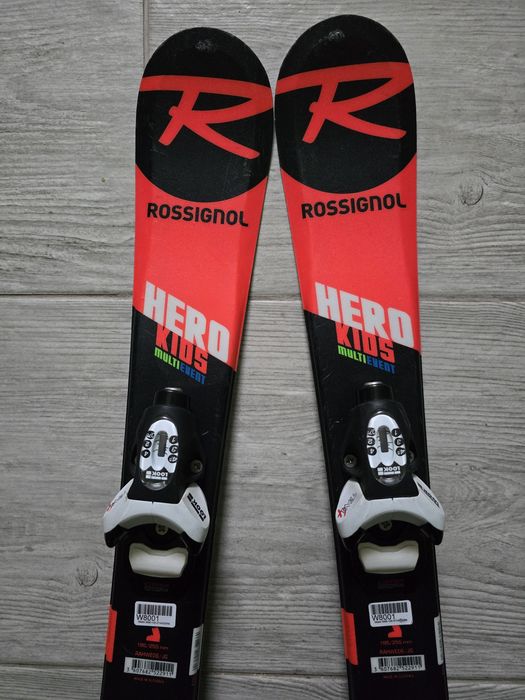 Schiuri copii Rossignol Hero Kids 80 cm + legături Look Team 4