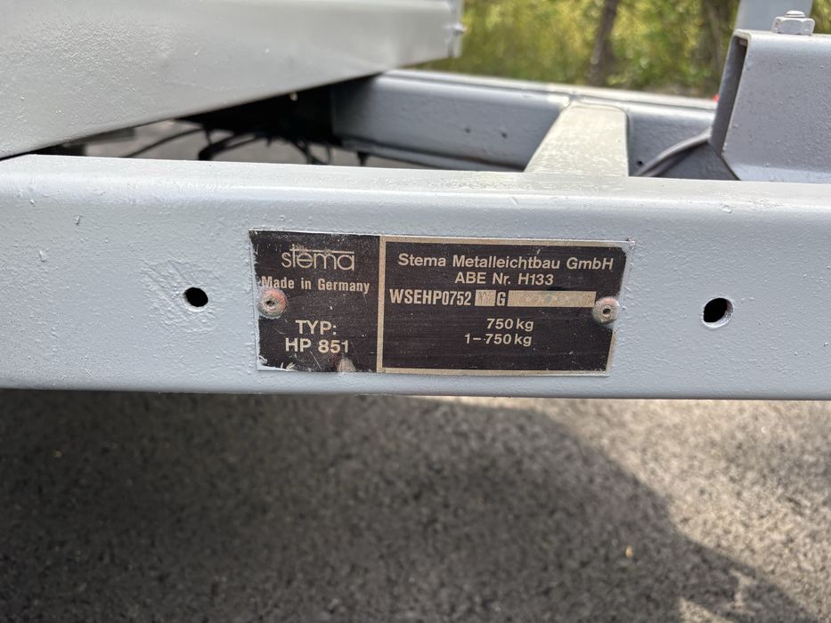 Remorca Stema adusa din germania 750kg