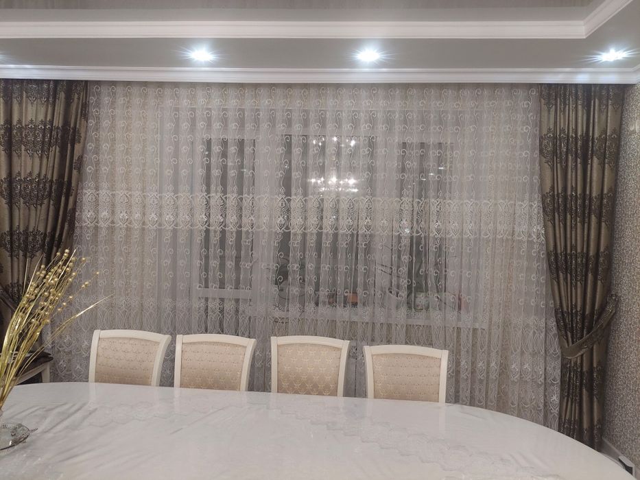 Продам комплект шторы+тюль