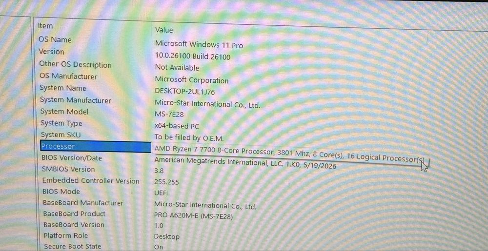 Vand Procesor AMD Ryzen 7 7700 (cooler AMD inclus)