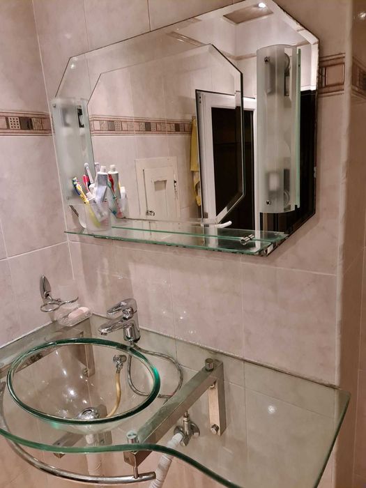 Дизайнерска мивка прозрачна перфектна!