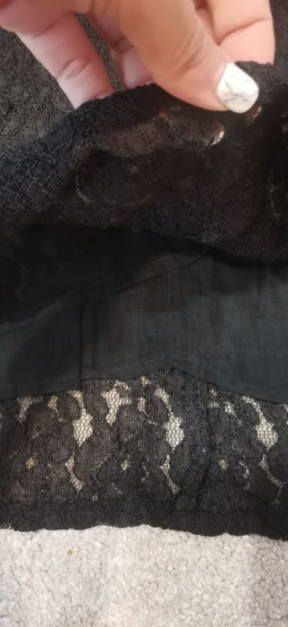 Черна рокля EU 40 / M дантела