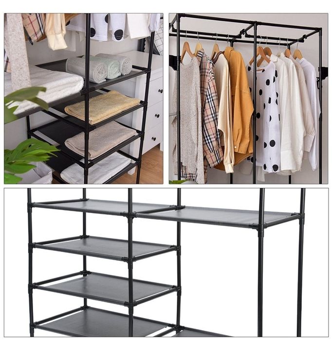 Suport pentru haine raft duport de depozitare pentru haine