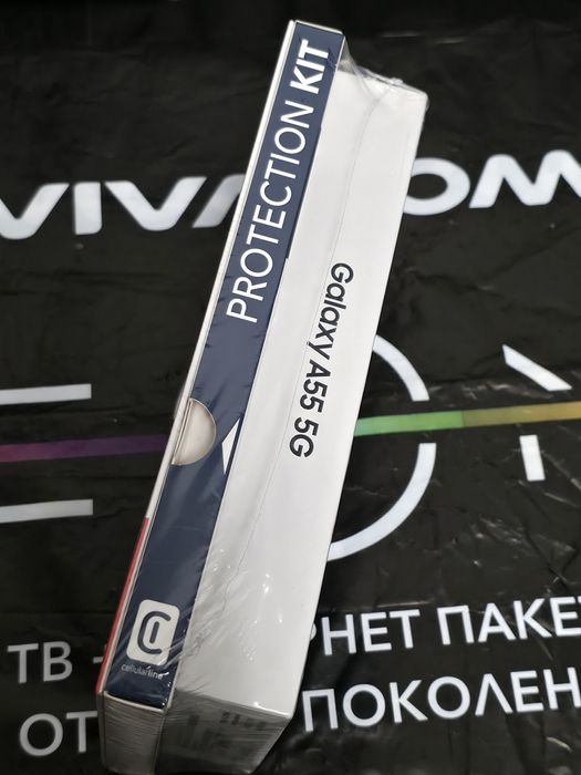 ***ЗАПЕЧАТАН 128GB Samsung A55 5G Гаранция Vivacom 2026 Lilac | Лилав