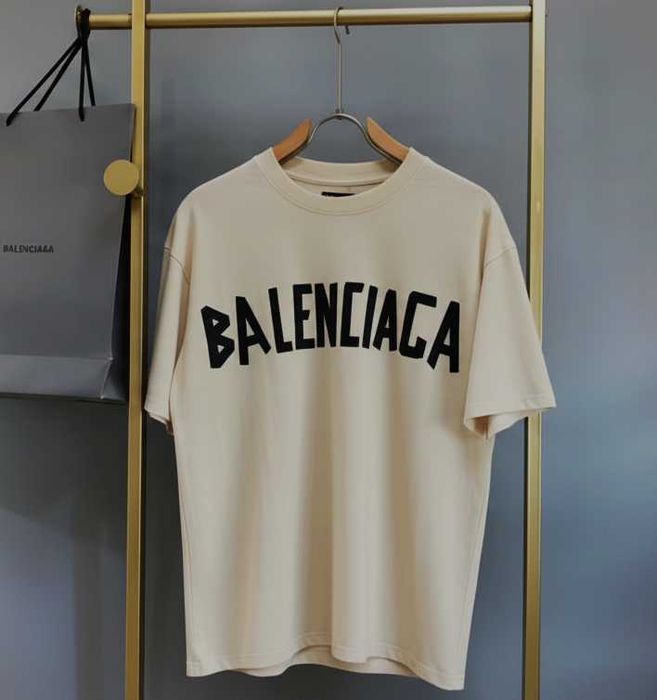 ОВЪРСАЙЗ тениски с BALENCIAGA дизайн, 6 цвята! Или поръчай с ТВОЯ идея