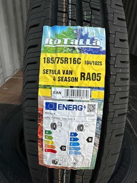 Нови всесезонни бусови гуми ROTALLA VAN 4 SEASON 185/75R16C 104/102S