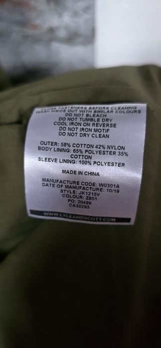 Lyle& Scott original jacket