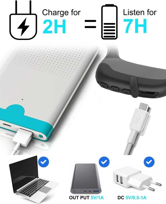 Безжични Bluetooth слушалки Tayogo Bone Conduction