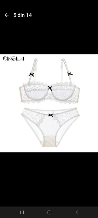 Sutien dantela (balconette)