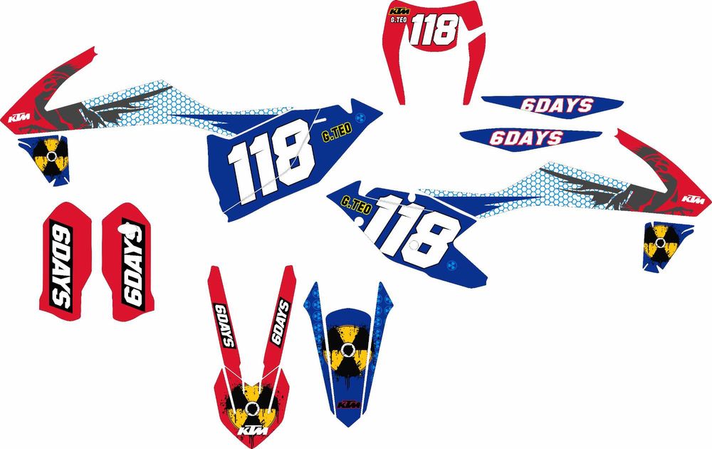 Stickere Grafice Enduro Cross atv ktm husqvarna honda Yamaha copii