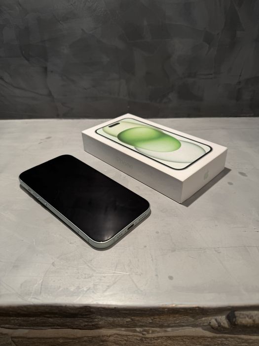 КАТО ЧИСТО НОВ Iphone 15 Green, 89% батерия