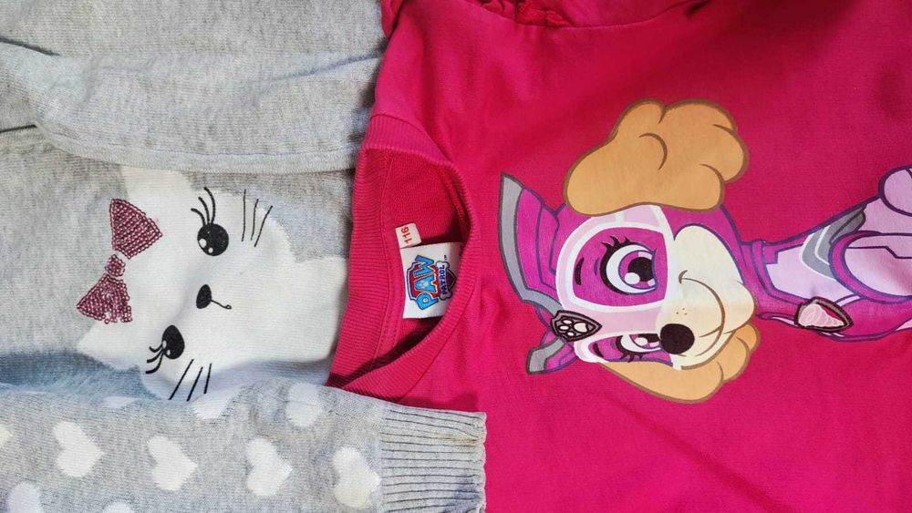 Одежда на девочку 4-6 лет (кофты, толстовки, платья)