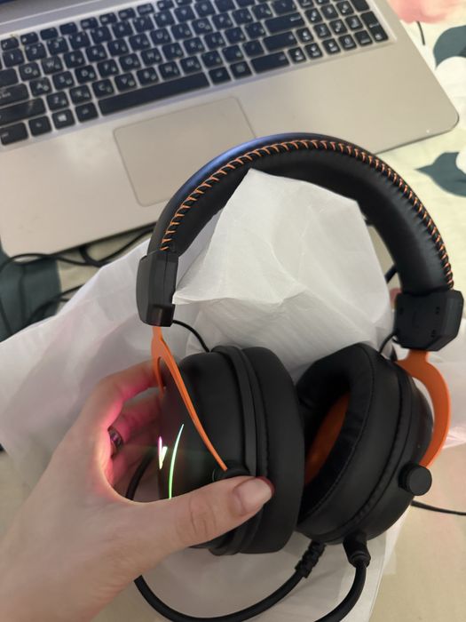 Наушник игровые и мишка