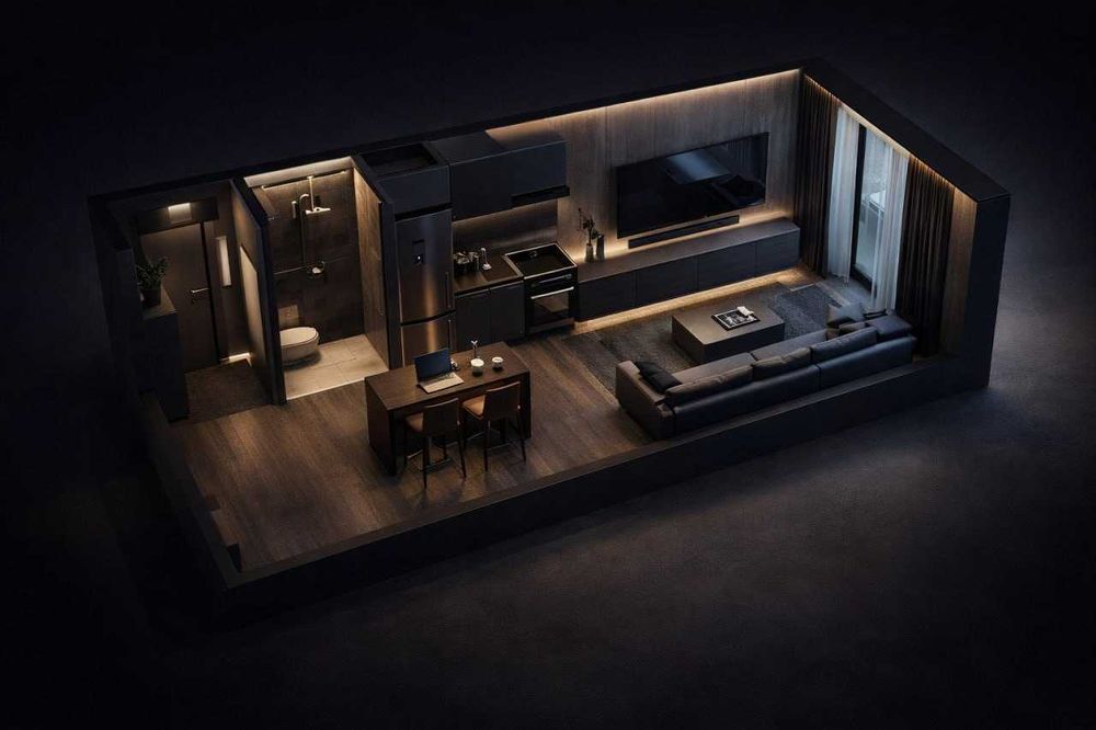 Кора Камиш 1/2 студия 1 ком. 26.7 кв. 15 этаж