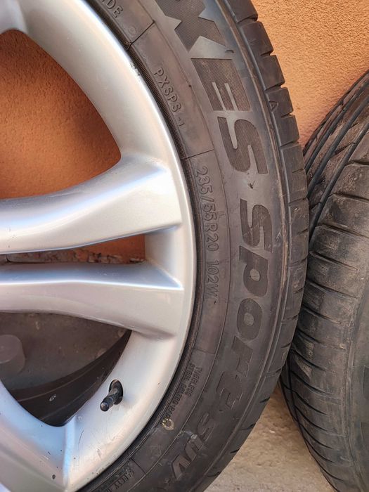 Оригинални  джанти за Нисан 20” 5x114.3 с чисто нови гуми 235/55/20