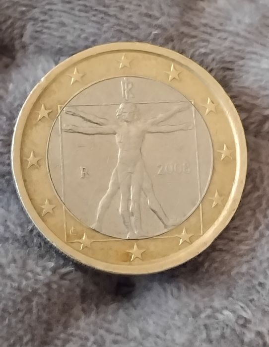 Рядка находка 1евро 2008г