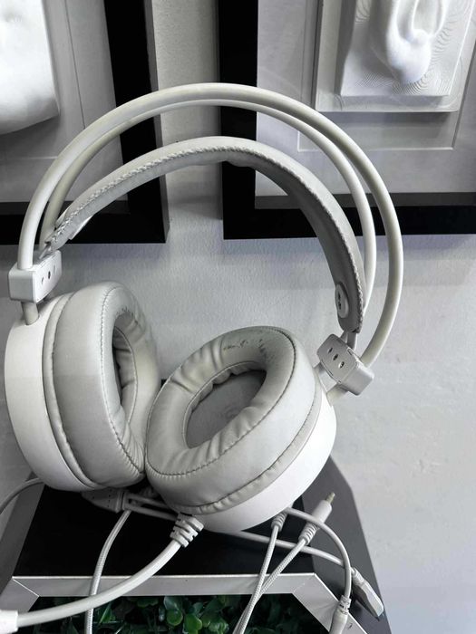 Гейминг слушалки Genesis - Neon 613, бели