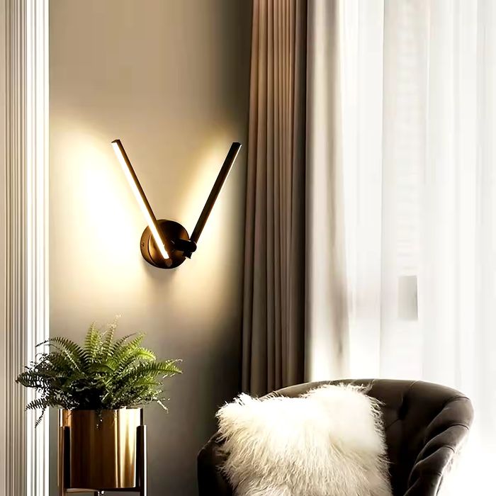 Aplică din aluminiu cu LED, aplică 12W cu braț reglabil al lămpii 53cm