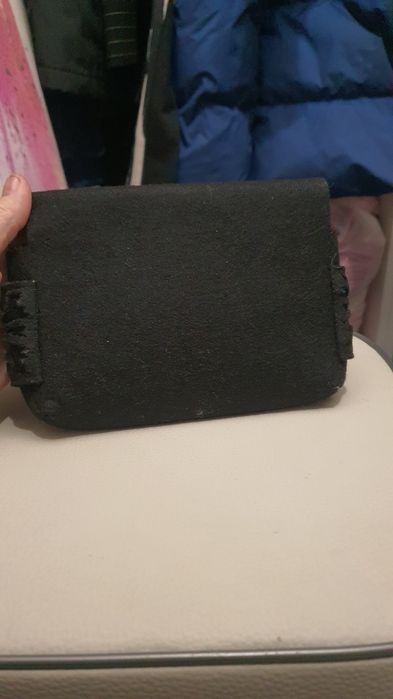 Набор клатч и серьги из кошмы