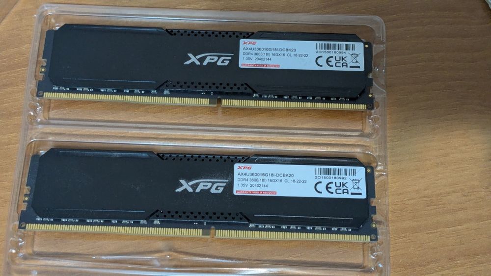 ОЗУ DDR4 32Gb 3600MHz