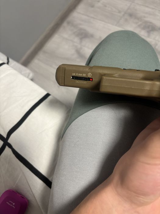 Glock 19X airsoft, 6mm BB, CO₂