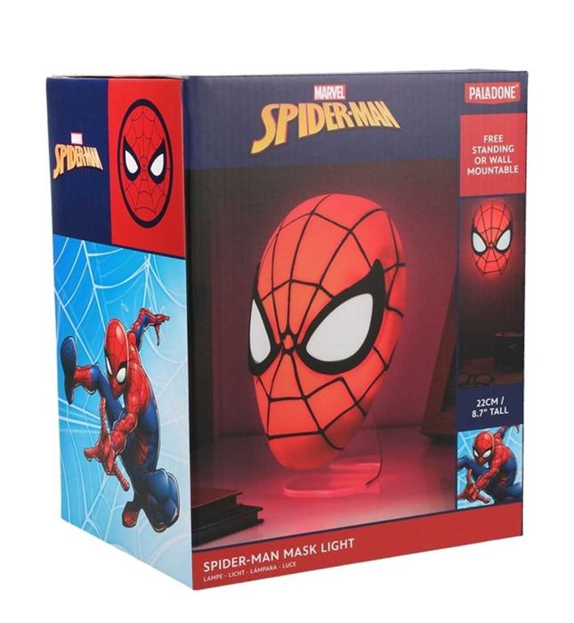 Лампа Spiderman Mask, 22 см