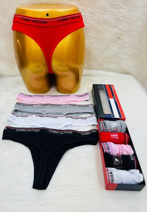 Chiloti tanga calitate superioara 5 la set