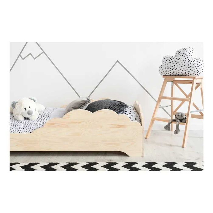 Детско легло Монтесори Облачета + опция за матрак