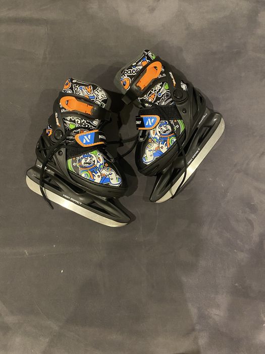 Коньки детские раздвижные размер 26-31