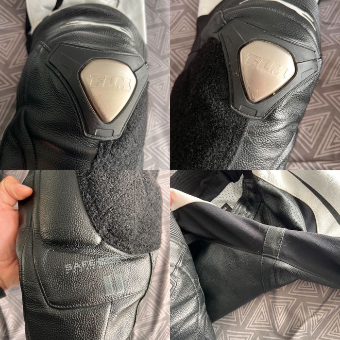 Pantaloni moto piele FLM 54