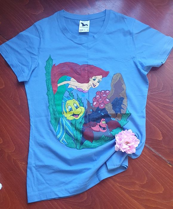 Tricou pictat manual dama