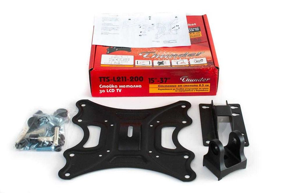 Стойка за стена за телевизори 15-37", до 35 кг, Thunder TTS-L211-200