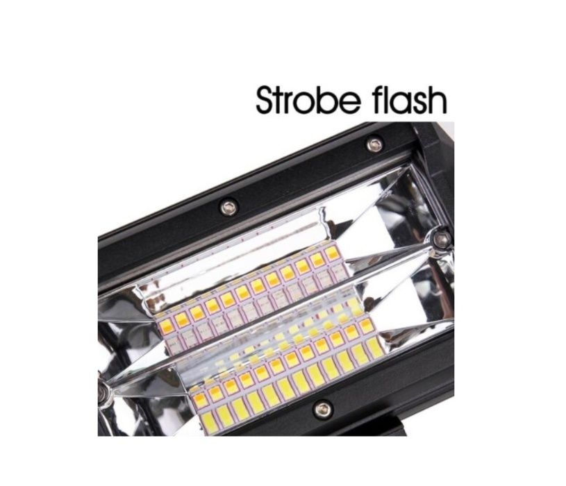 LED BAR BICOLOR, proiector auto led, Flash, Blitz, 12-24 V