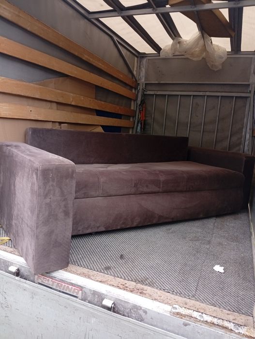 Canapea extensibila material textil ieftina București.