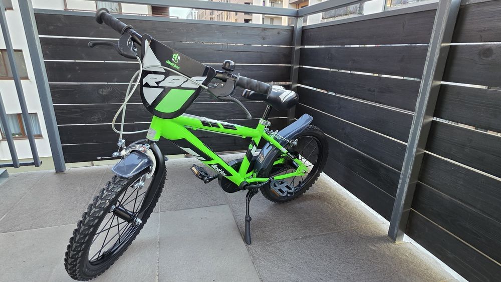 Bicicletă copii Dino Bikes 16" cu roți ajutătoare