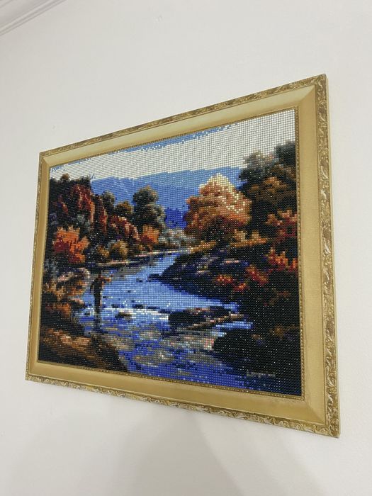 Алмазная мозаика 50х40см