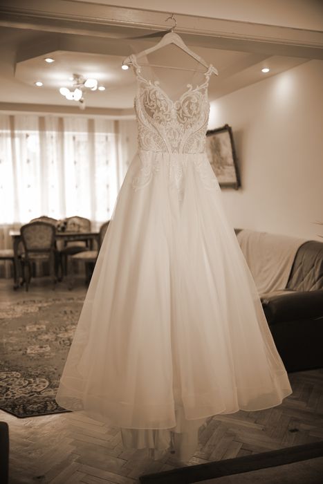 Vand rochie mireasa mărime S/M - PREȚ REDUS
