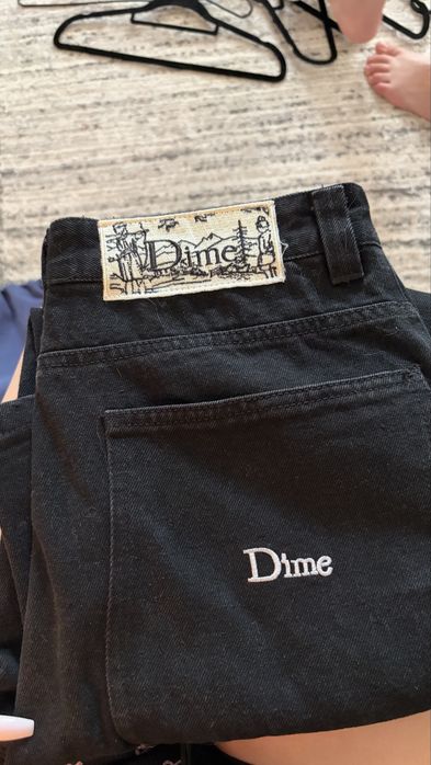 Черные джинсы «Dime»
